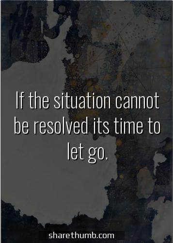 how do u know when its time to let go